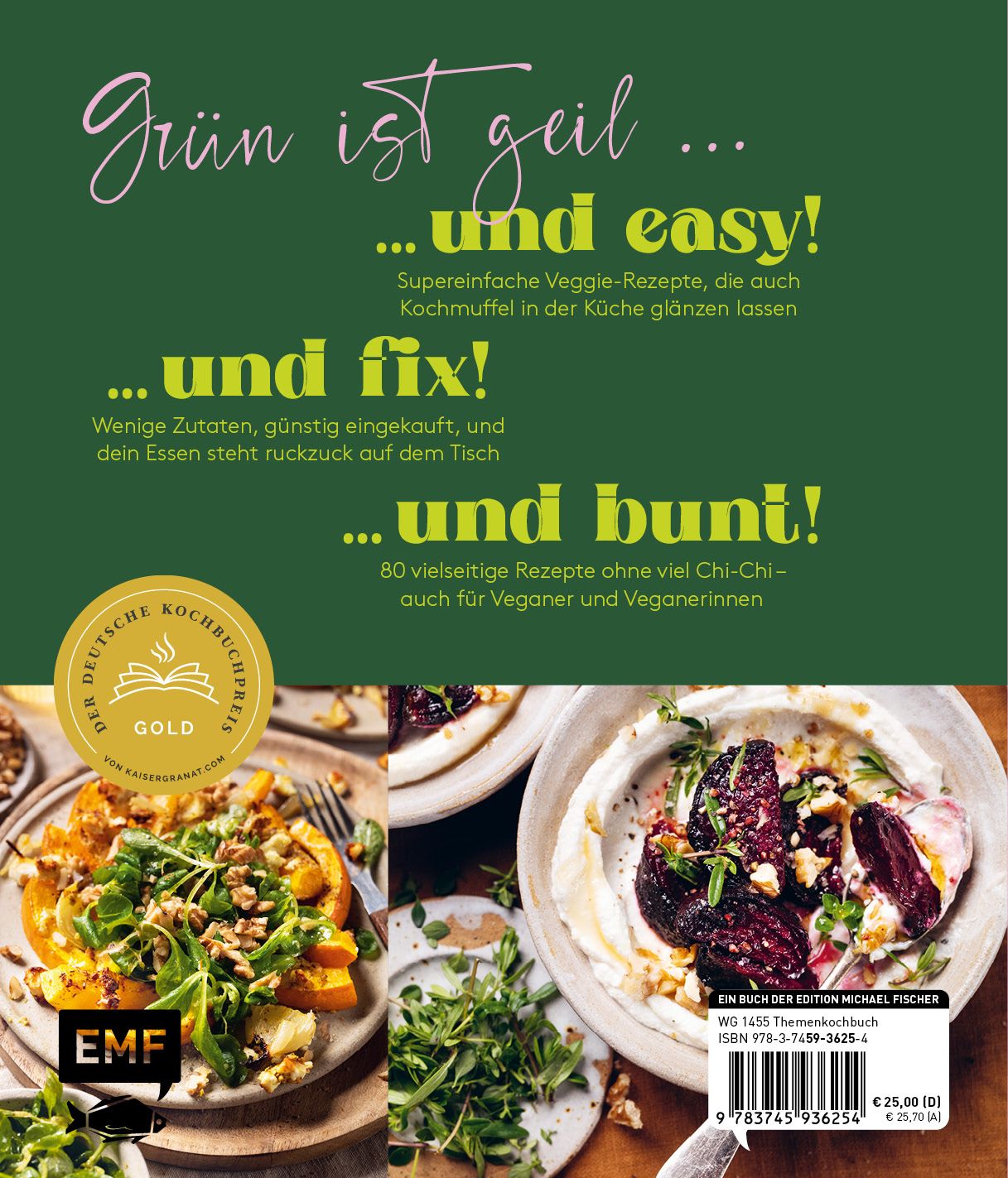 Rückseitencover Koch's einfach – Vegetarisch