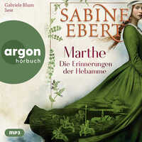 Vorderes Coverbild Marthe. Die Erinnerungen der Hebamme