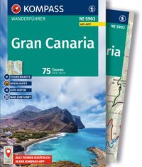 Vorderes Coverbild KOMPASS Wanderführer Gran Canaria, 75 Touren mit Extra-Tourenkarte