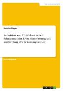 Vorderes Coverbild Reduktion von Erbfehlern in der Schweinezucht. Erbfehlererfassung und -auswertung der Besamungsstation