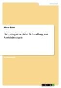 Vorderes Coverbild Die ertragsteuerliche Behandlung von Ausschüttungen