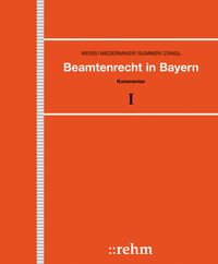 Vorderes Coverbild Beamtenrecht in Bayern