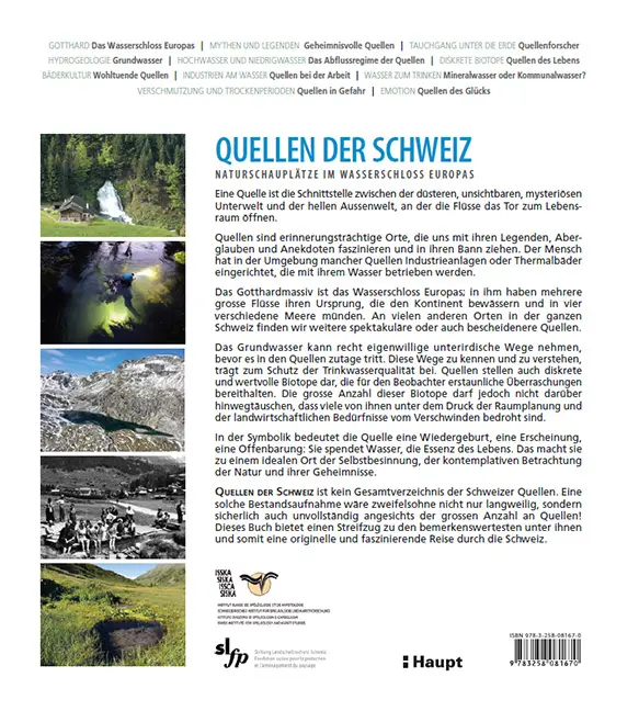 Beispielinhalt (Bild) Quellen der Schweiz