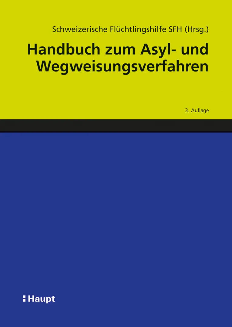 Vorderes Coverbild Handbuch zum Asyl- und Wegweisungsverfahren
