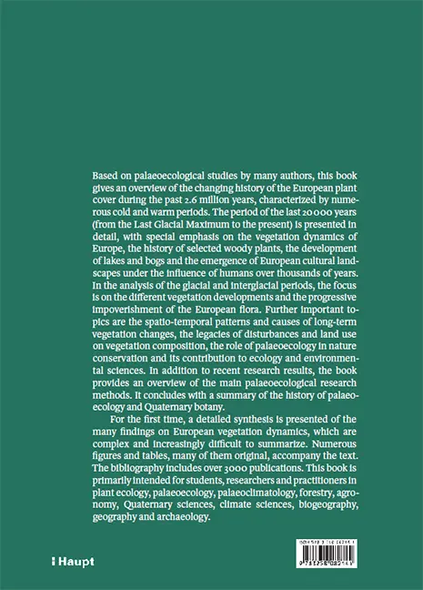 Rückseitencover Quaternary Vegetation Dynamics of Europe