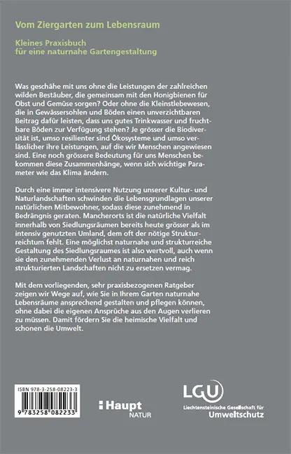 Beispielinhalt (Bild) Vom Ziergarten zum Lebensraum