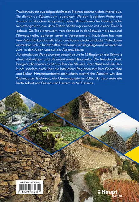 Rückseitencover Auf den Spuren der Trockenmauern