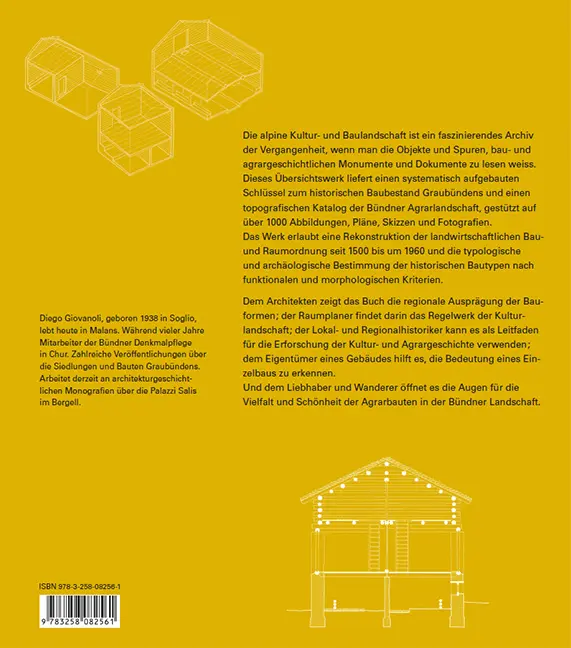 Rückseitencover Alpschermen und Maiensässe in Graubünden