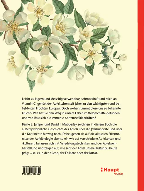 Rückseitencover Die Geschichte des Apfels