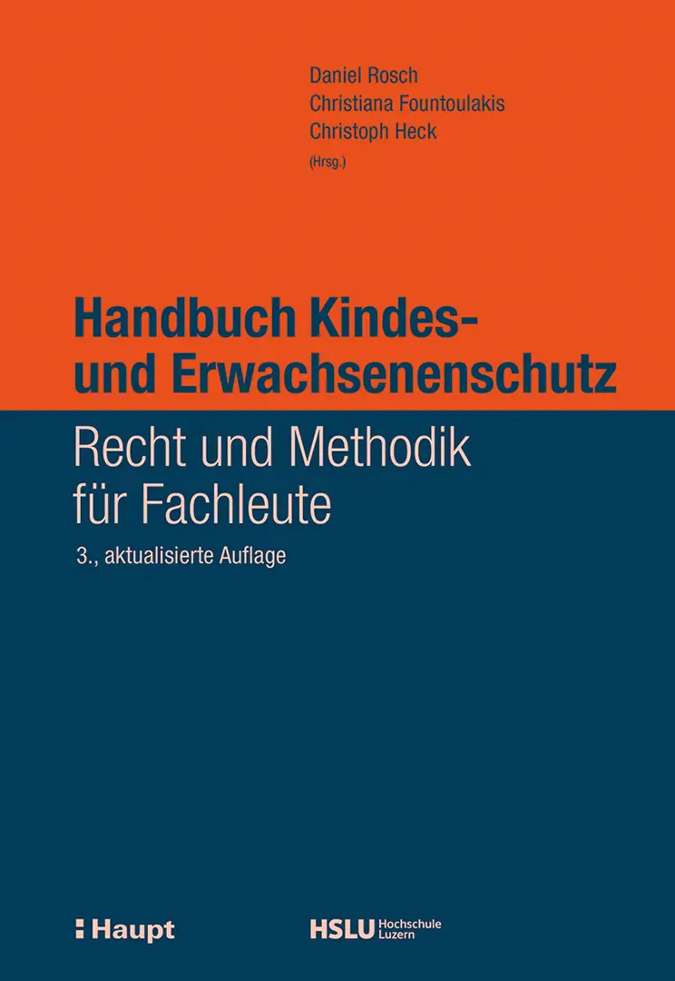 Vorderes Coverbild Handbuch Kindes- und Erwachsenenschutz
