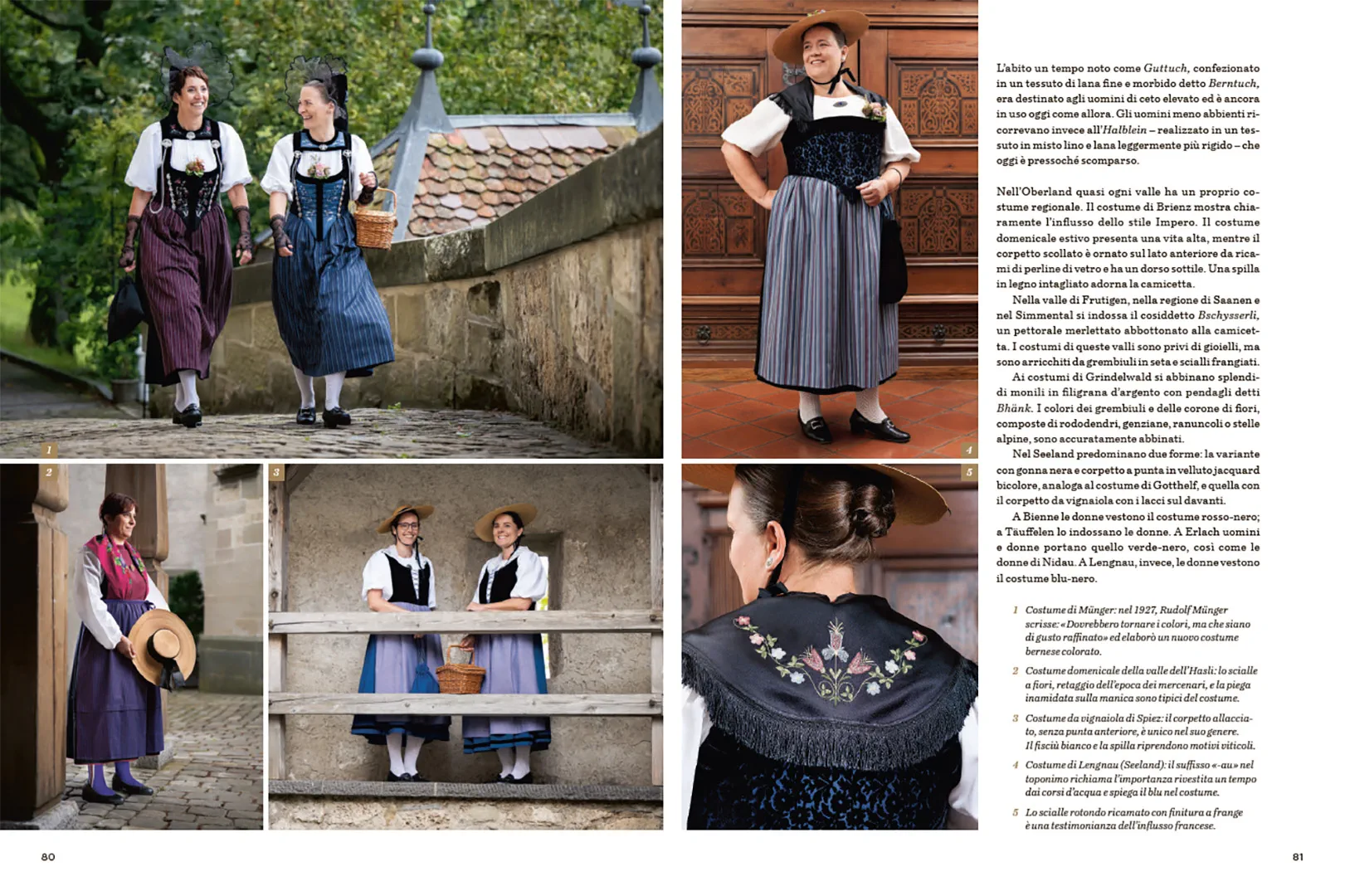 Beispielinhalt (Bild) I costumi tradizionali svizzeri