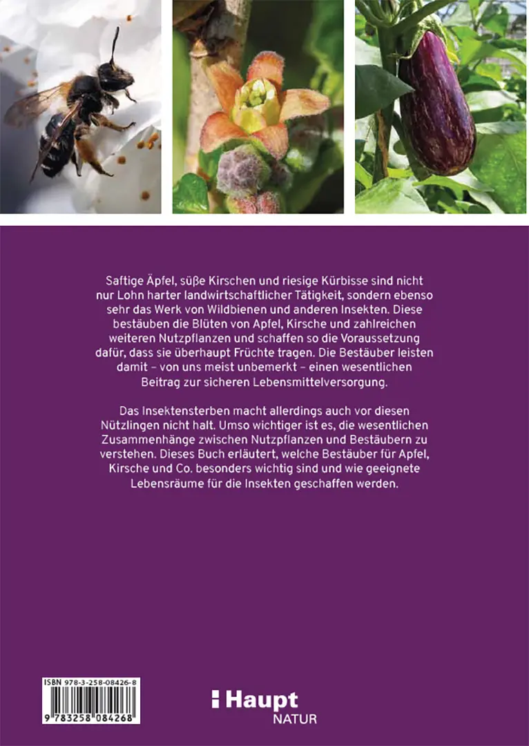 Rückseitencover Praxishandbuch Nutzpflanzenbestäubung