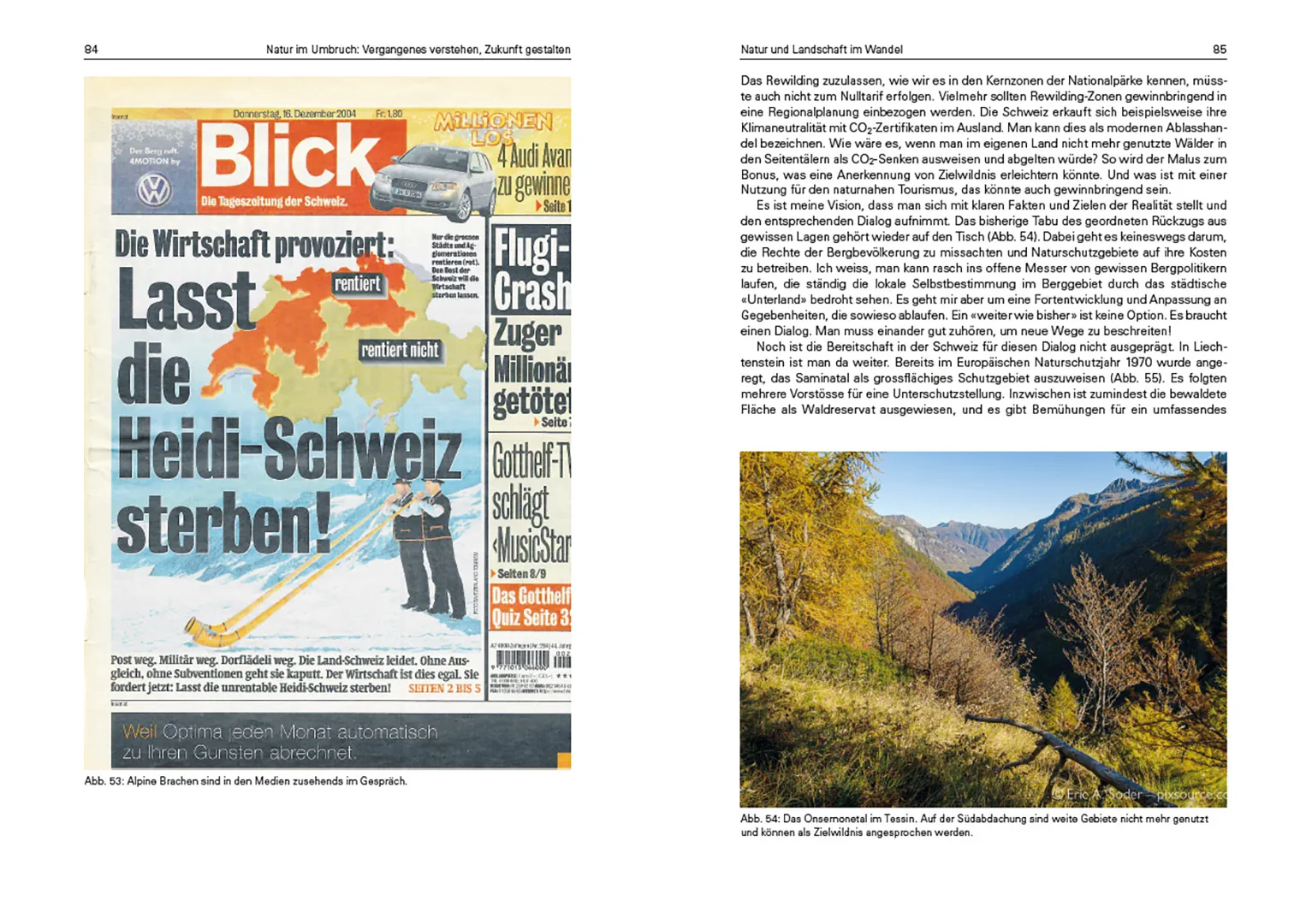 Beispielinhalt (Bild) Natur im Umbruch: Vergangenes verstehen, Zukunft gestalten