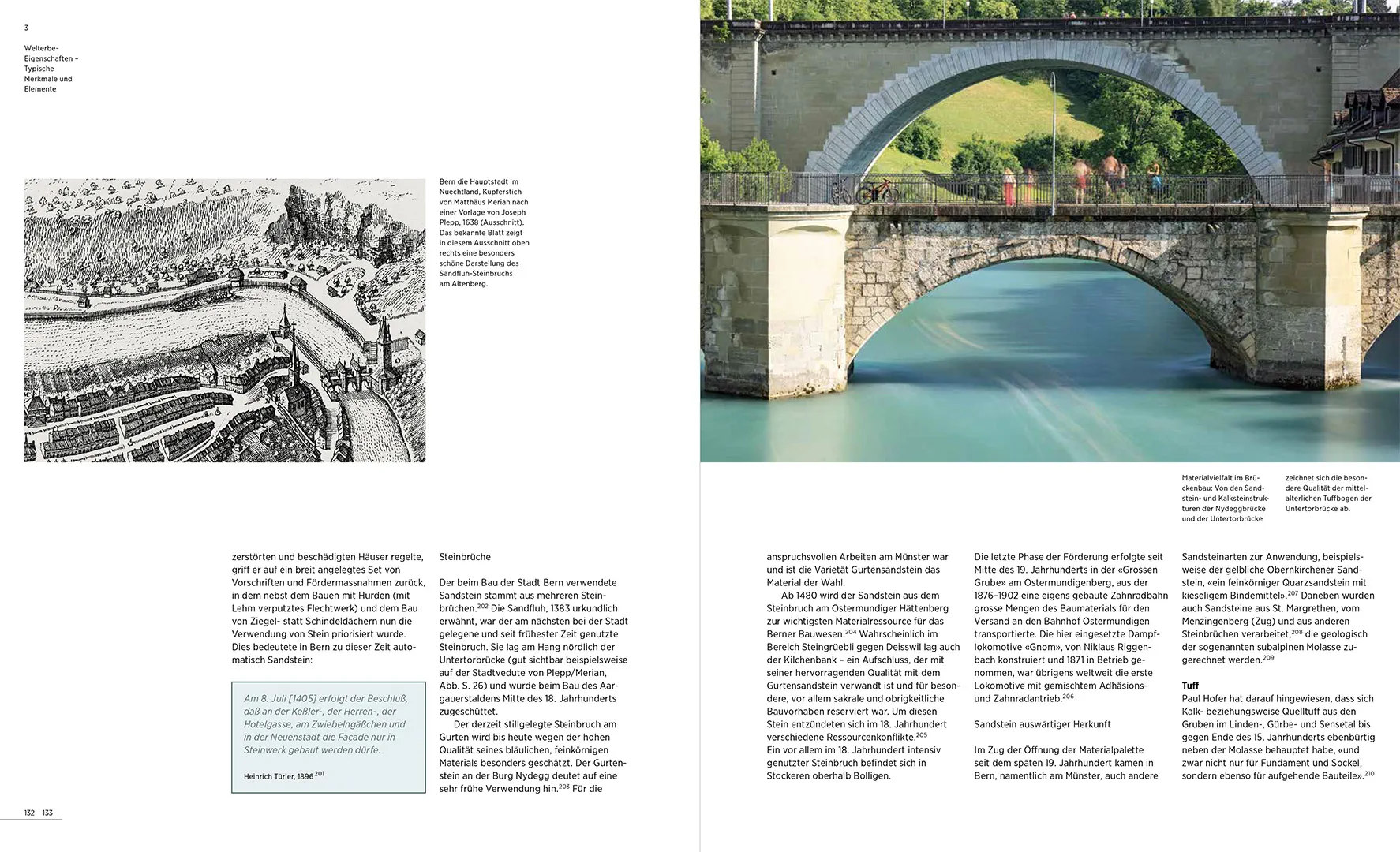 Beispielinhalt (Bild) Das Bernbuch. Das Welterbe Berner Altstadt. Neu gelesen, interpretiert und erzählt