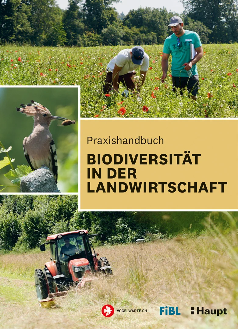 Vorderes Coverbild Praxishandbuch Biodiversität in der Landwirtschaft