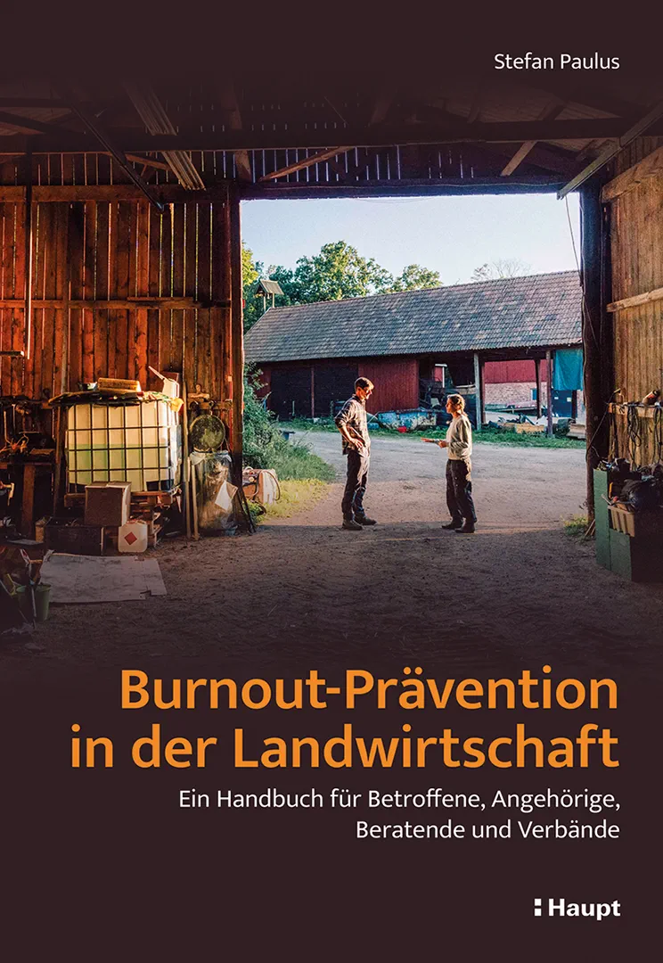 Vorderes Coverbild Burnout-Prävention in der Landwirtschaft
