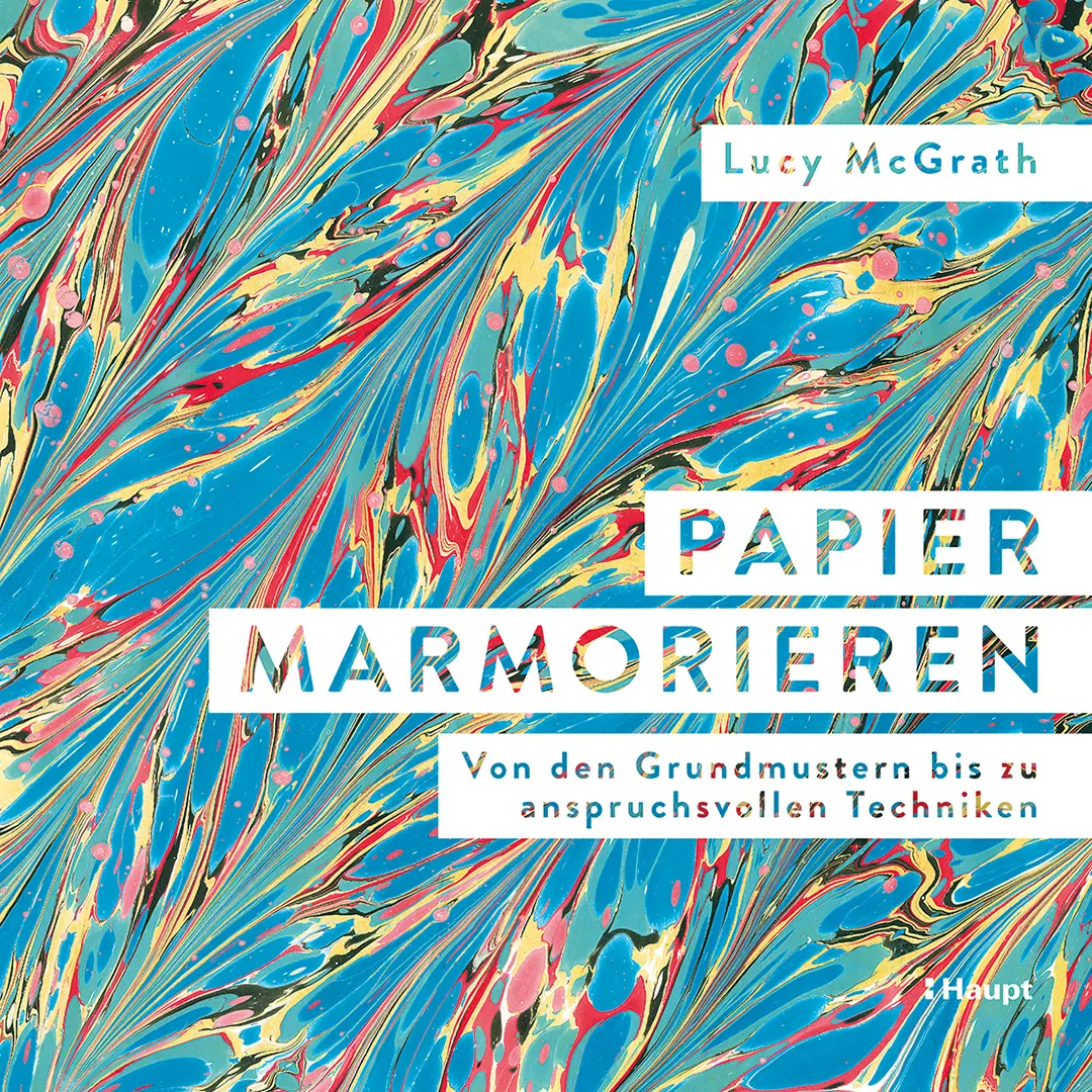 Vorderes Coverbild Papier marmorieren