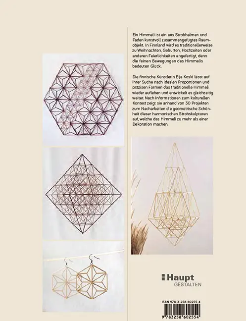 Rückseitencover Himmeli - dreidimensionale Objekte aus Stroh