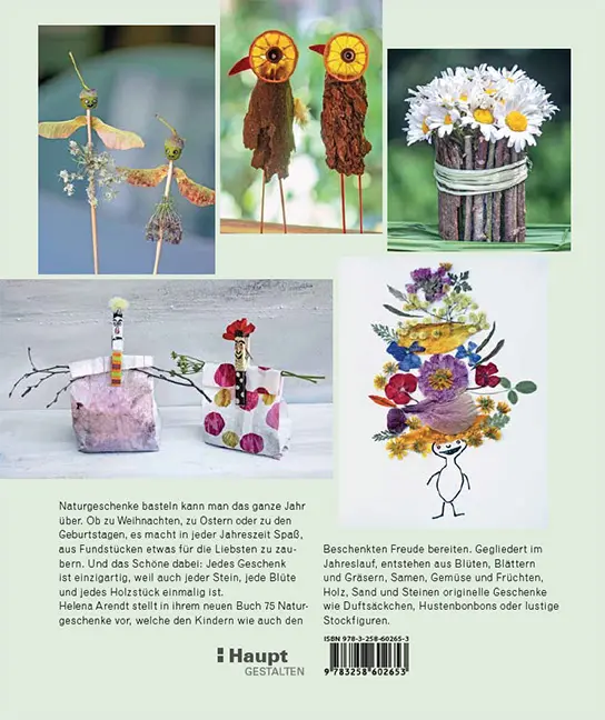 Rückseitencover Naturgeschenke zu jeder Jahreszeit