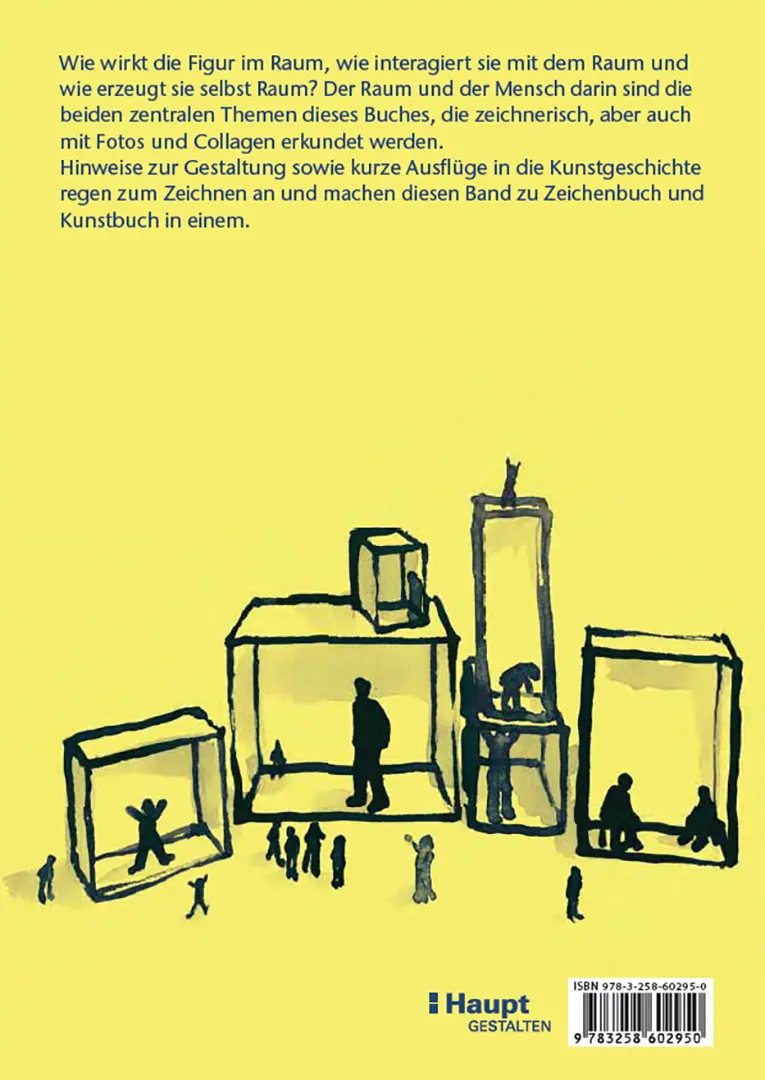 Rückseitencover Figur im Raum