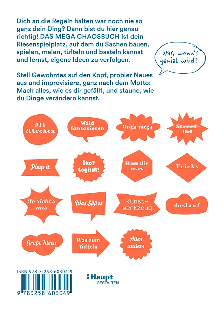 Beispielinhalt (Bild) Das mega Chaosbuch für Kinder