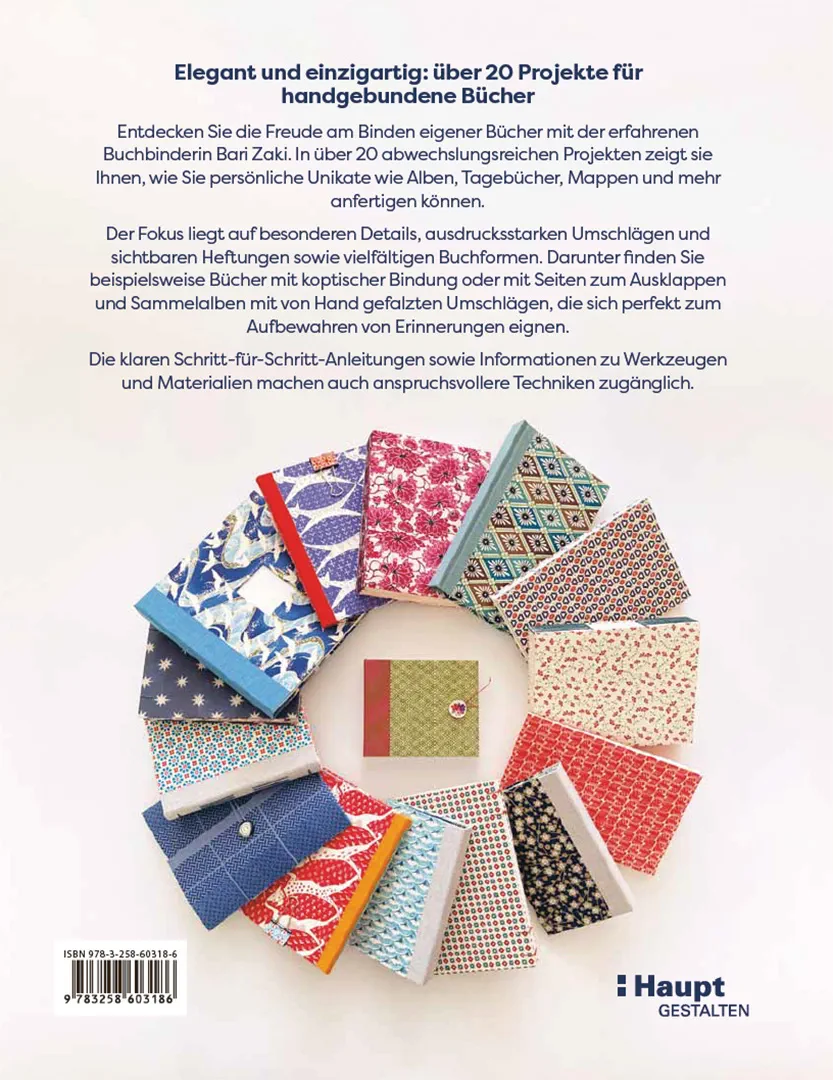 Rückseitencover Von Hand gebunden