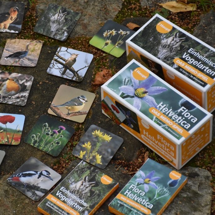 Neu: Quartett- & Memo-Spiele im Haupt Verlag